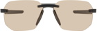 Prada Eyewear Gray & Orange Sport Sunglasses