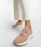 Gianvito Rossi - Jacquard-knit sock sneakers
