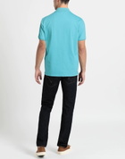 Jacob Cohёn Mens Polo shirt Turquoise