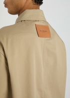 JW Anderson Patch Pocket Cotton Jacket Beige