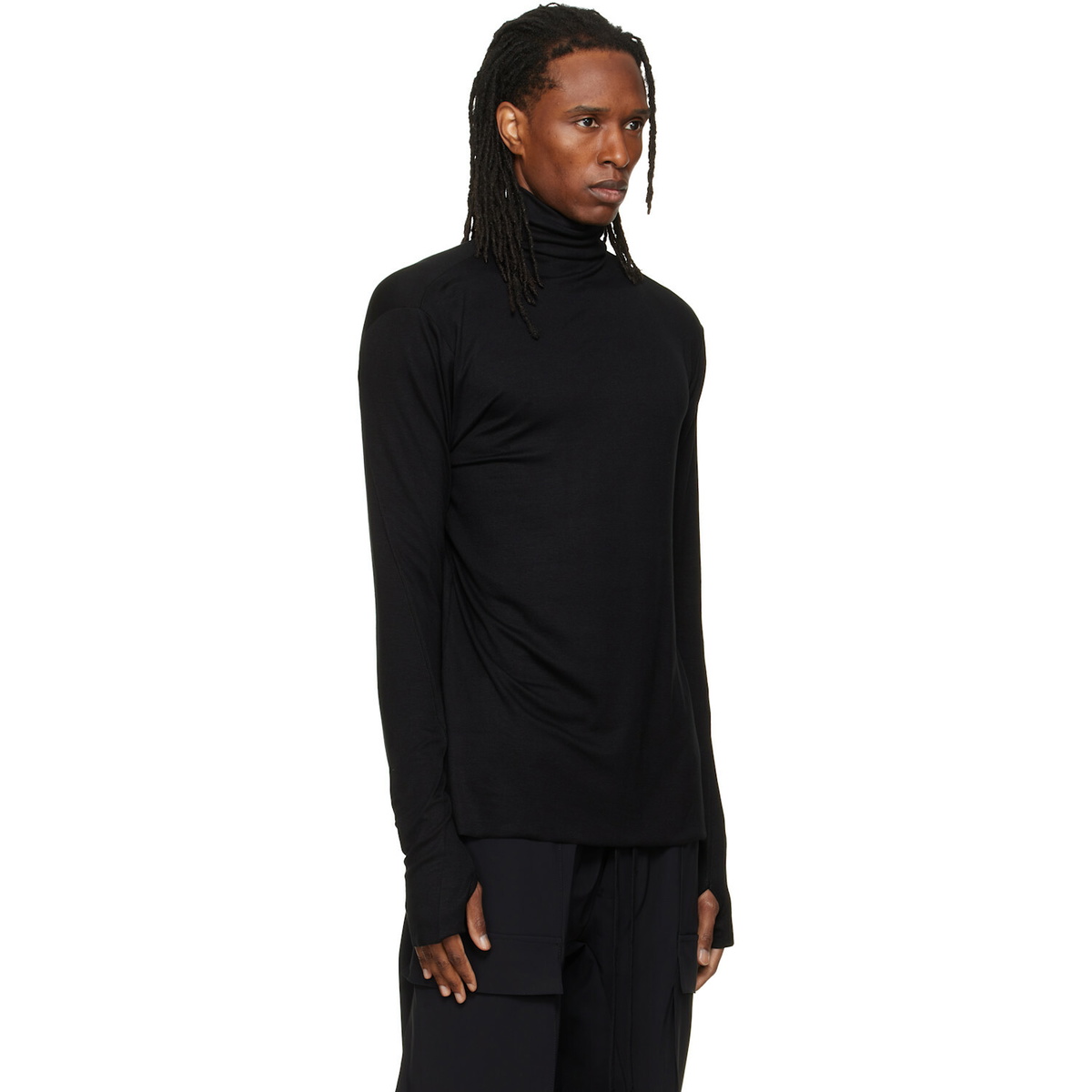 thom/krom Black TS 1003 Turtleneck