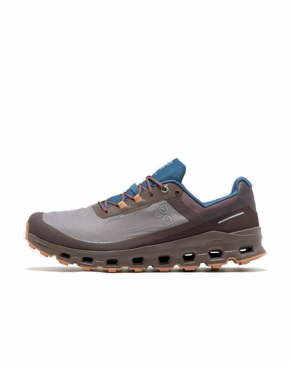 Photo: On Cloudvista Waterproof Blue/Brown - Mens - Lowtop/Performance & Sports