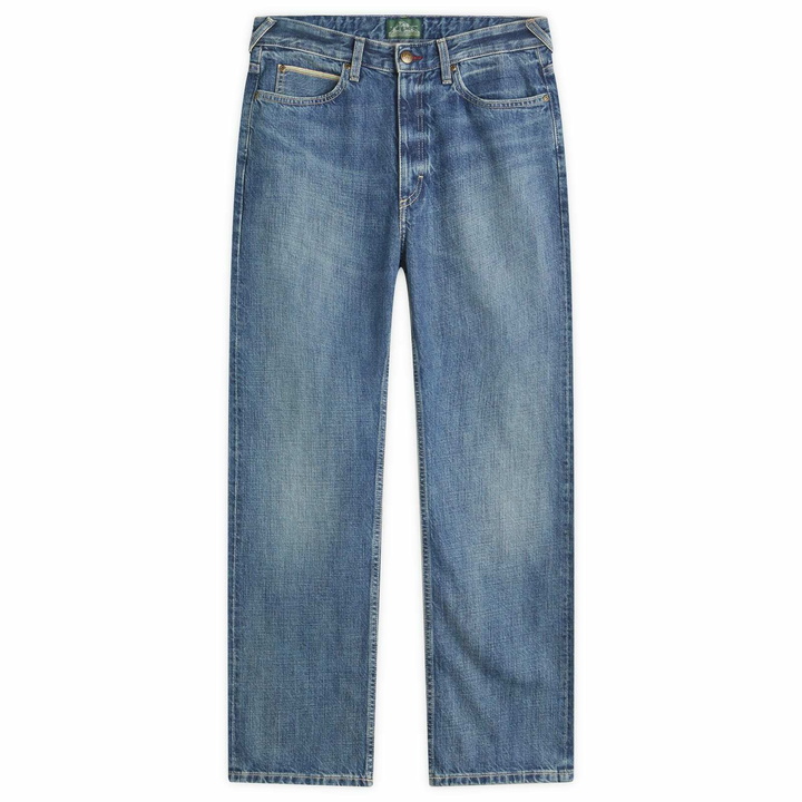 Photo: Paul Smith Men's x Lee Custom Selvedge Denim 101 Jeans in Blue