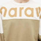 Isabel Marant Men's Howley Colour Block Crew Sweat in Khaki