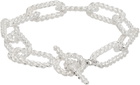 Bleue Burnham Silver Braided Link Bracelet