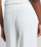Lisa Yang Shannen cotton and cashmere wide-leg pants