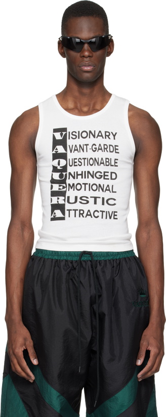 Photo: VAQUERA White 'Vaquera' Tank Top