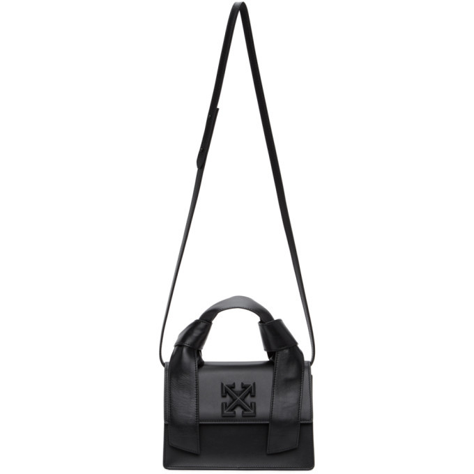 Off-White: Black Mini Jitney Bag