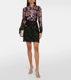 Giambattista Valli Printed silk georgette blouse