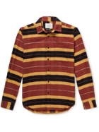 Portuguese Flannel - Baviera Striped Cotton-Flannel Shirt - Red