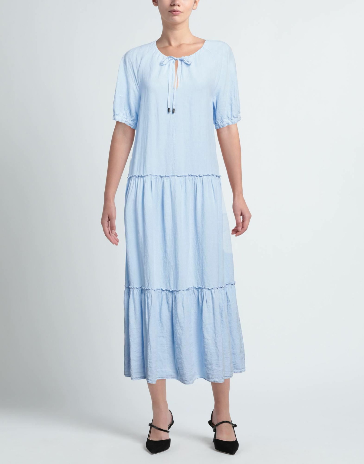 Peserico Womens Maxi dress Sky in Blue