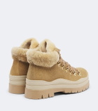 Bogner Arosa shearling-trimmed suede ankle boots