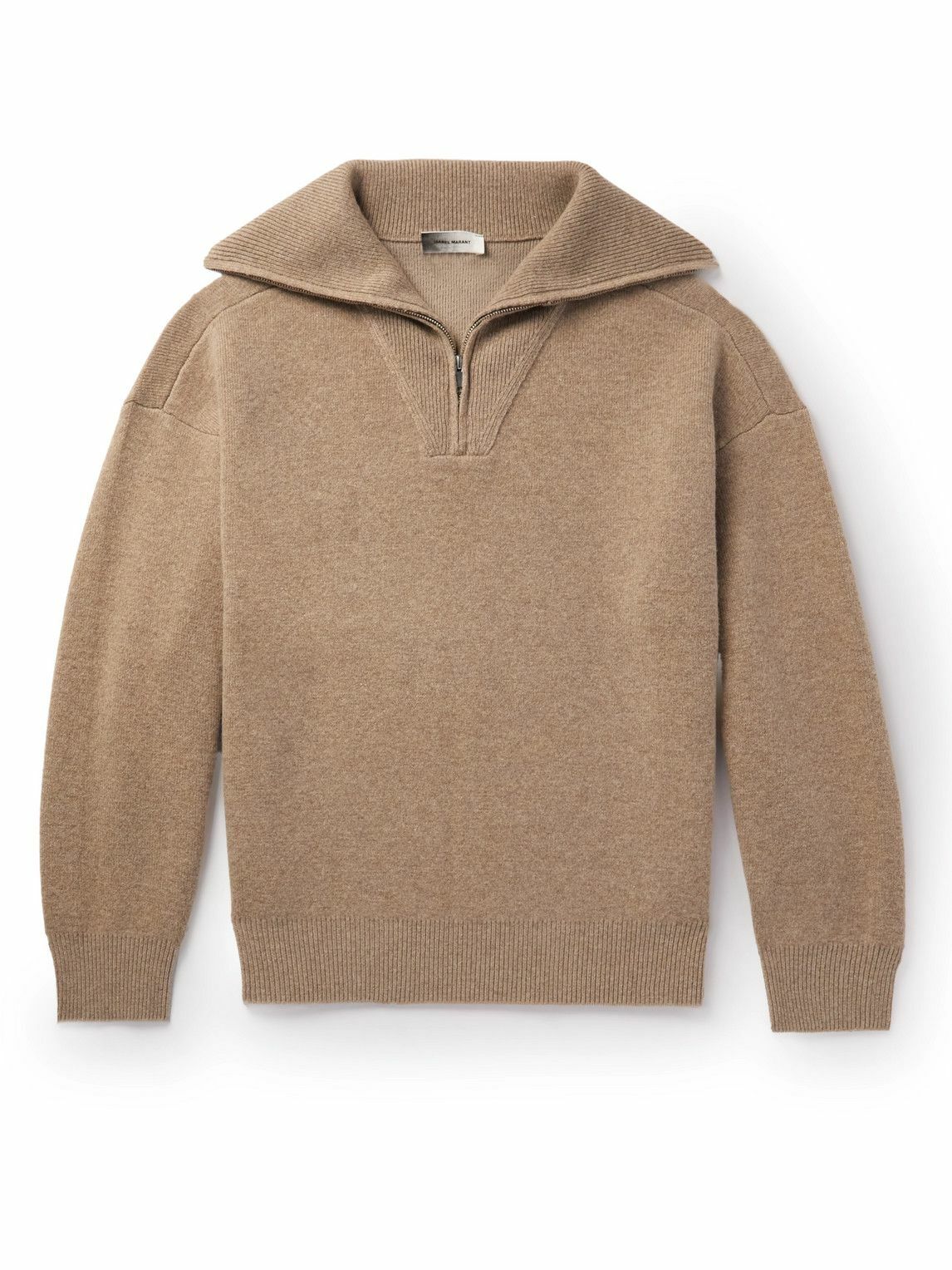 ISABEL MARANT / VALLEYコットンナイロンハーフジップスエット ISABEL MARANT / VALLEYコットンナイロンハーフジップスエット