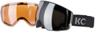 KOO Black Enigma Chrome Snow Goggles