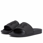 Palm Angels Monogram Pool Slide in Black
