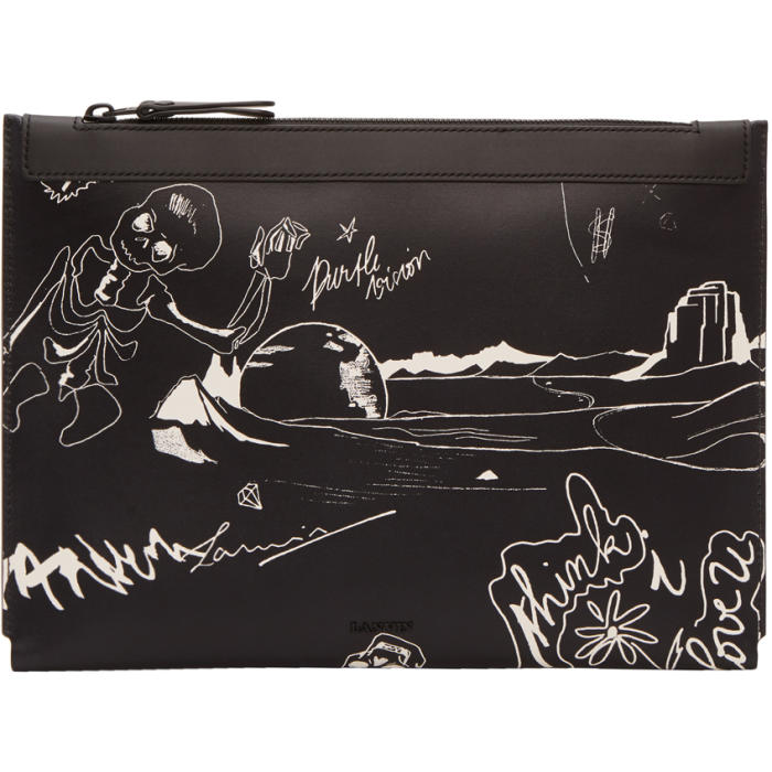 Photo: Lanvin Black Landscape Pouch