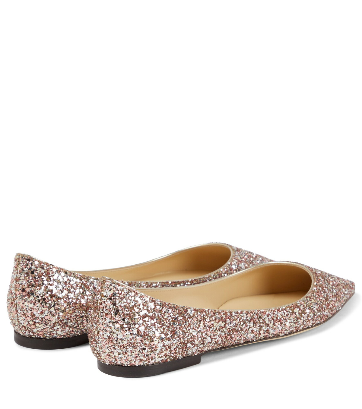 Jimmy Choo - Love glitter ballet flats
