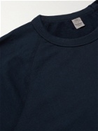 SAVE KHAKI UNITED - Fleece-Back Supima Cotton-Jersey Sweatshirt - Blue - XS