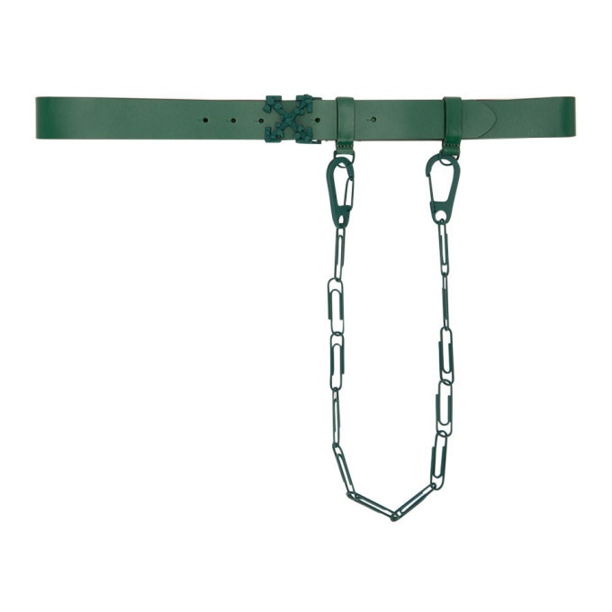 Photo: Off-White Green Chain Arrows Belt