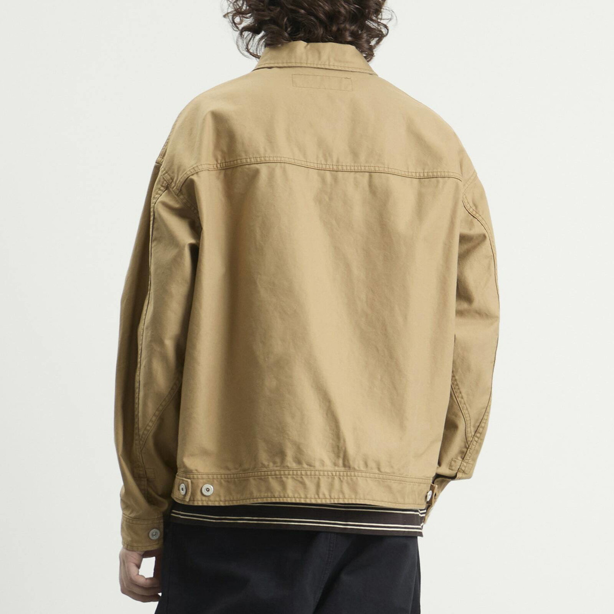 Comme des Garçons Homme Men's Multi Fabric Jacket in Beige