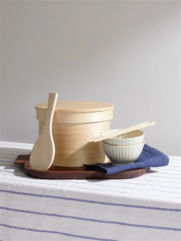 Photo: Japan Best - Hinoki Wood Rice Container and Bamboo Scoop