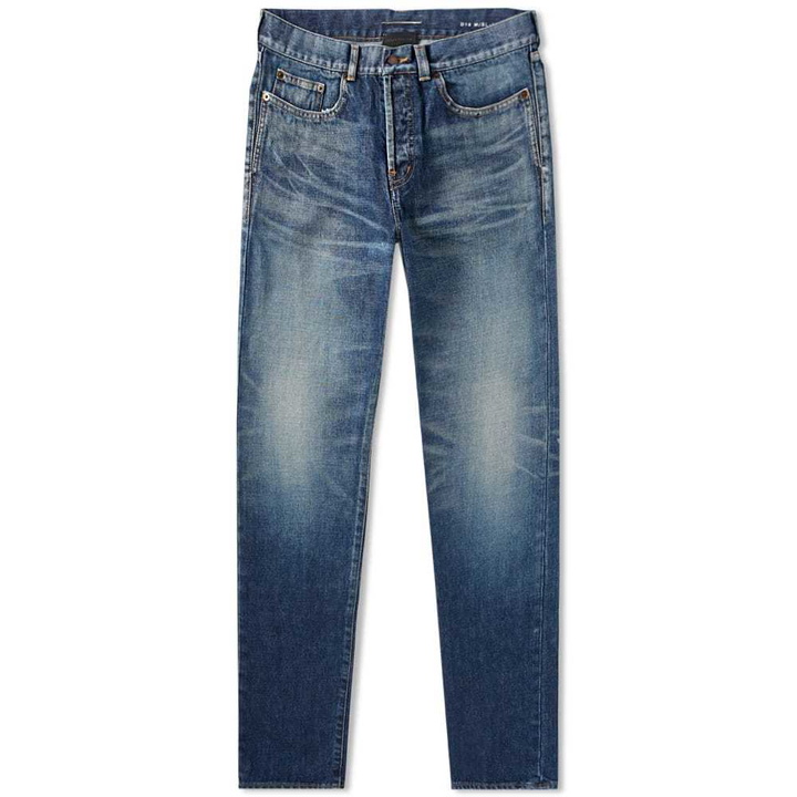 Photo: Saint Laurent Heavy Used Slim Fit Jean