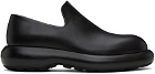 Jil Sander Black Platform Loafers