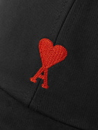 AMI PARIS - Logo-Embroidered Cotton-Twill Baseball Cap