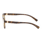 Dolce and Gabbana Tortoiseshell Monogram Round Glasses