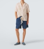 Frescobol Carioca Leme suede penny loafers
