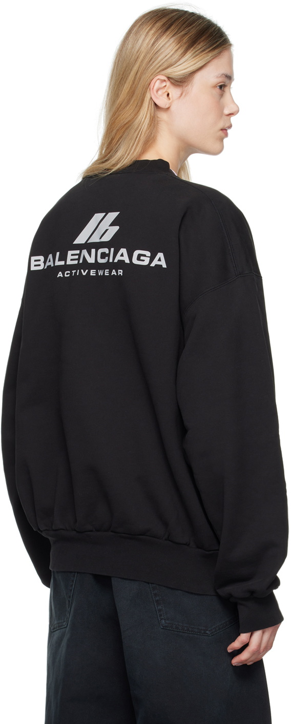 Balenciaga Black Regular Sweatshirt