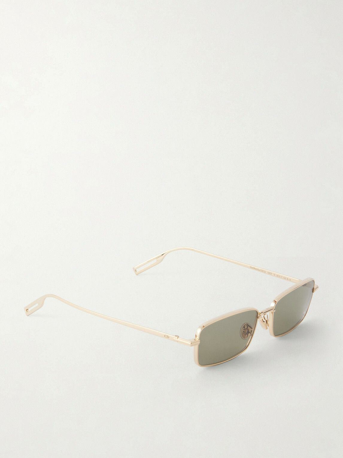 Dior Eyewear - DiorBlackSuit S21U Square-Frame Gold-Tone Sunglasses
