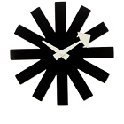 Vitra Asterisk Wall Clock - George Nelson in Black