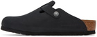 Birkenstock Black Regular Boston Loafers