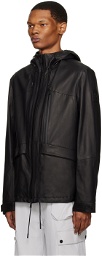 Belstaff Black Headwind Leather Jacket