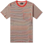 Paul Smith Stripe Pocket T-Shirt in Multicolour