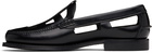 HEREU Black Gallo Loafers