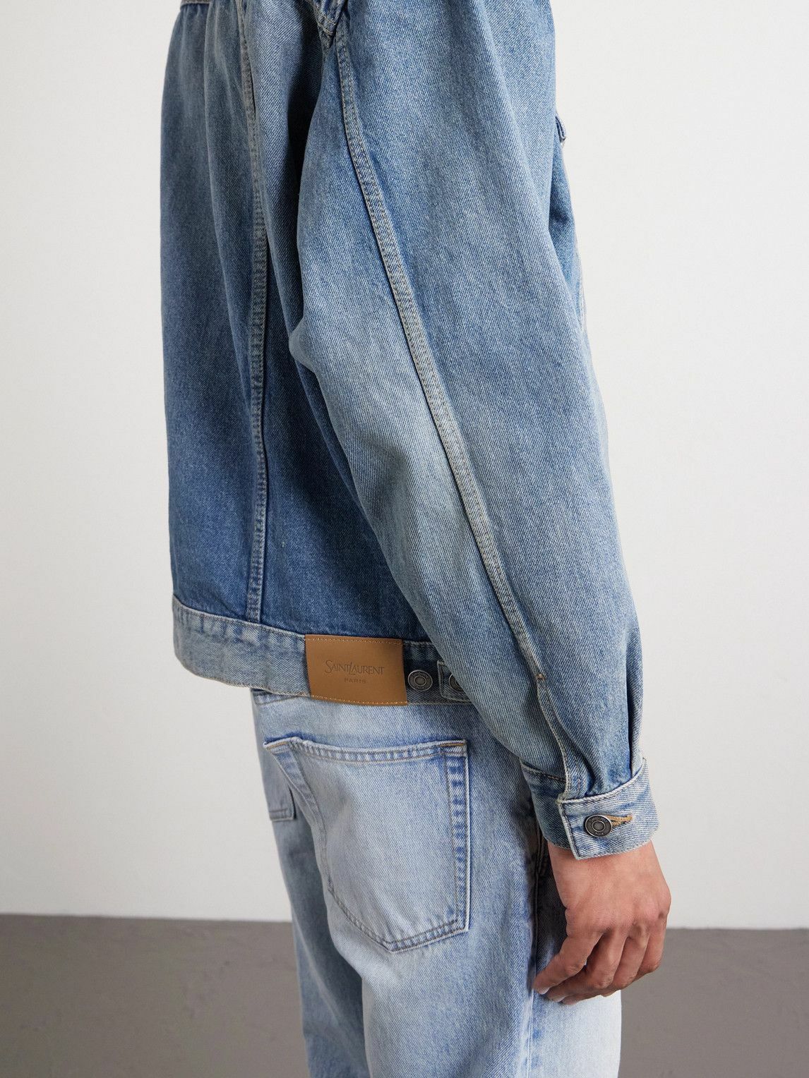 SAINT LAURENT - Denim Trucker Jacket - Blue