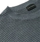Club Monaco - Textured Linen and Cotton-Blend Sweater - Blue