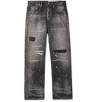 Neighborhood - Distressed Denim Jeans - Black