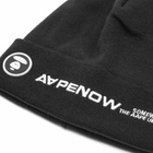 Men's Aape AAPE NOW BEANIE in Black 