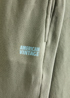 American Vintage Izubird Stretch-cotton Sweatpants Khaki