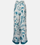 Erdem Floral silk pajama pants