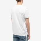 Purple Brand Men's Clean Multi Coloured Logo T-Shirt in White