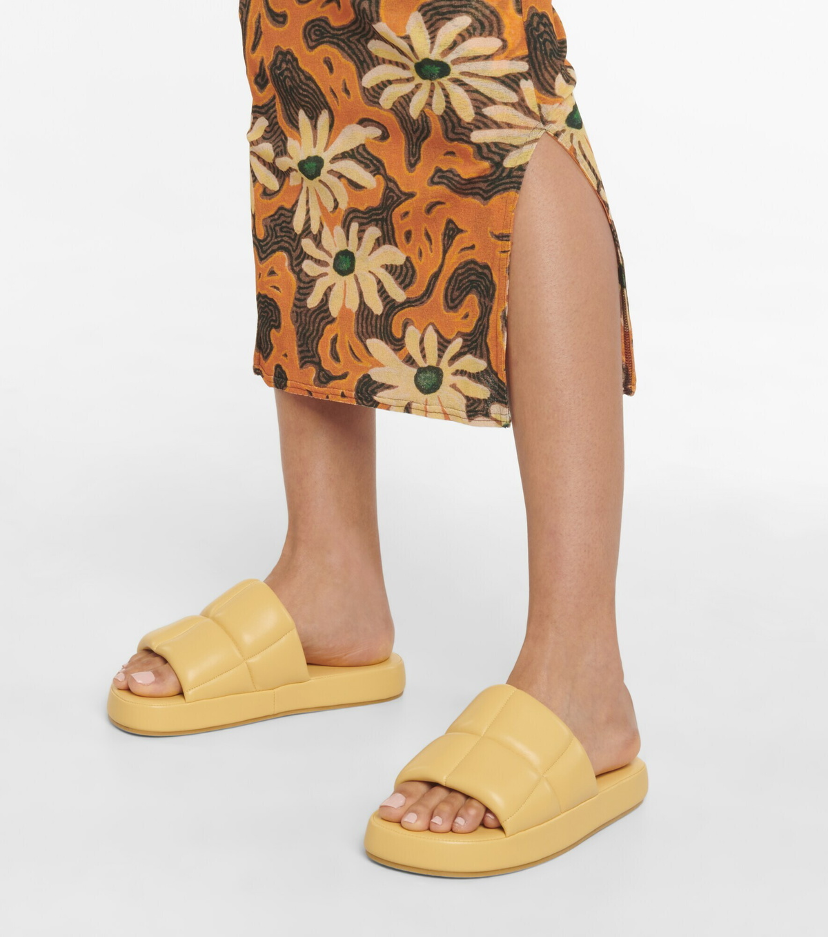 Stand Studio - Lyrah quilted platform sandals
