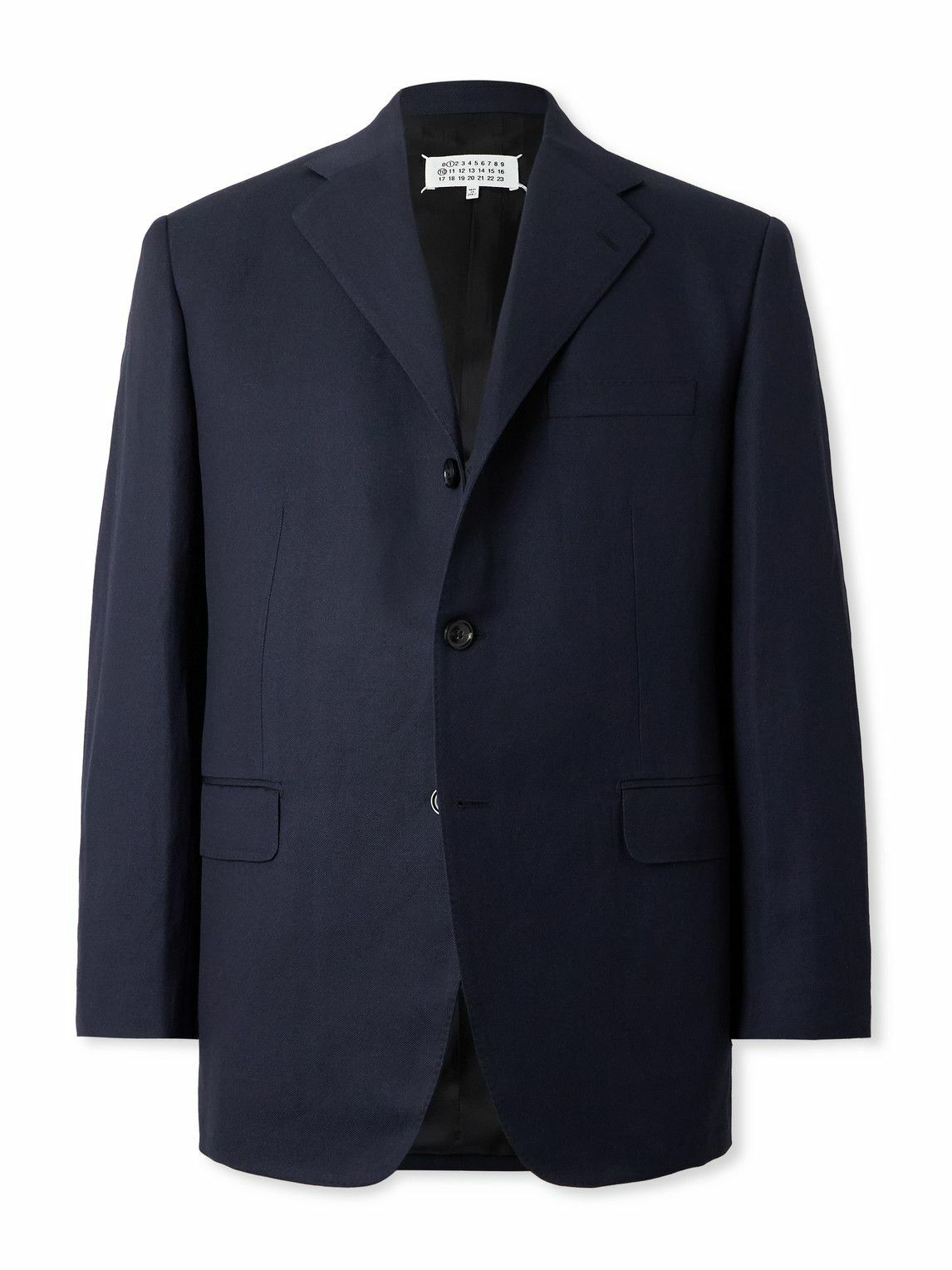 Maison Margiela Black Double-Breasted Blazer Maison Margiela