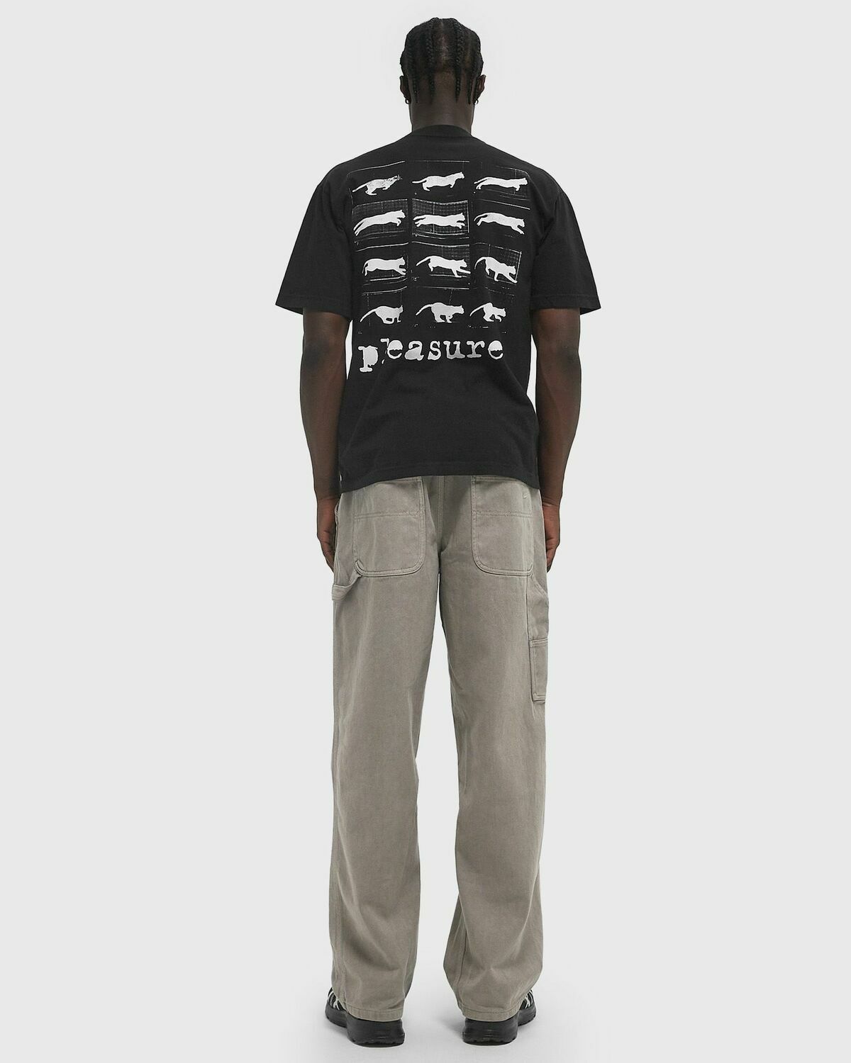Pleasures SPRINT TEE Black Mens Shortsleefe