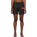 Moncler Black Boxer Bare Swim Shorts