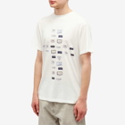 424 Men's Cross Logo T-Shirt in White