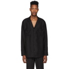 Valentino Black Silk Shirt